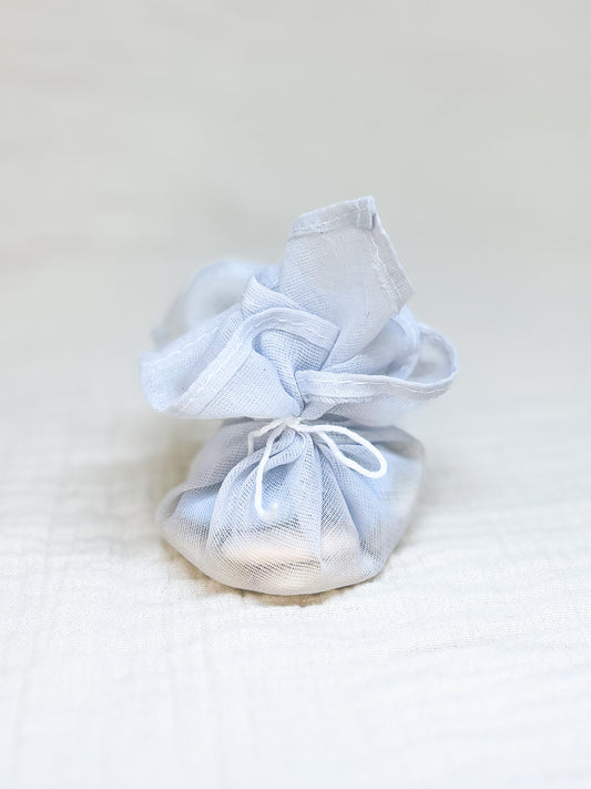 Silk zakje - Blauw